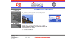 Desktop Screenshot of heidrich-dach.de